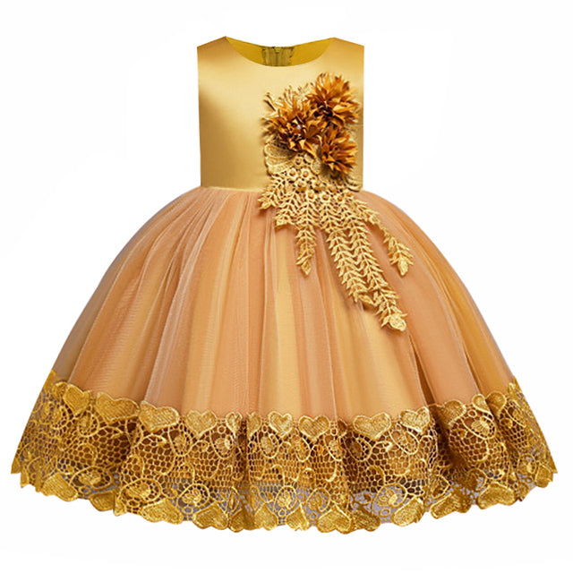 Vintage Flower Girls Dress