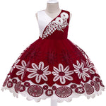 Load image into Gallery viewer, Embroidery Silk Princess Dress
