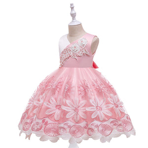 Embroidery Silk Princess Dress