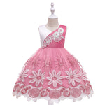 Load image into Gallery viewer, Embroidery Silk Princess Dress
