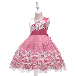 Embroidery Silk Princess Dress