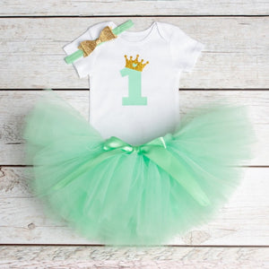 1 Year Baby Girl Clothes Unicorn Party Set