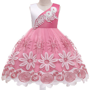 Embroidery Silk Princess Dress