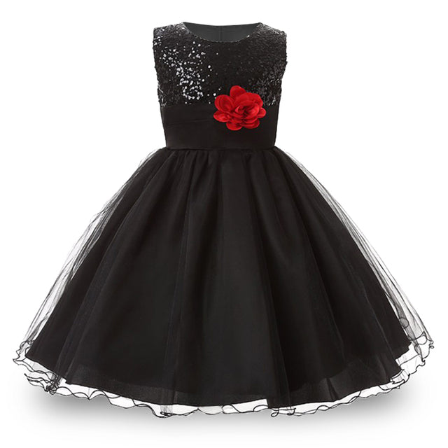 Party dress sequins Sleeveless For Girls