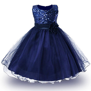 Party dress sequins Sleeveless For Girls