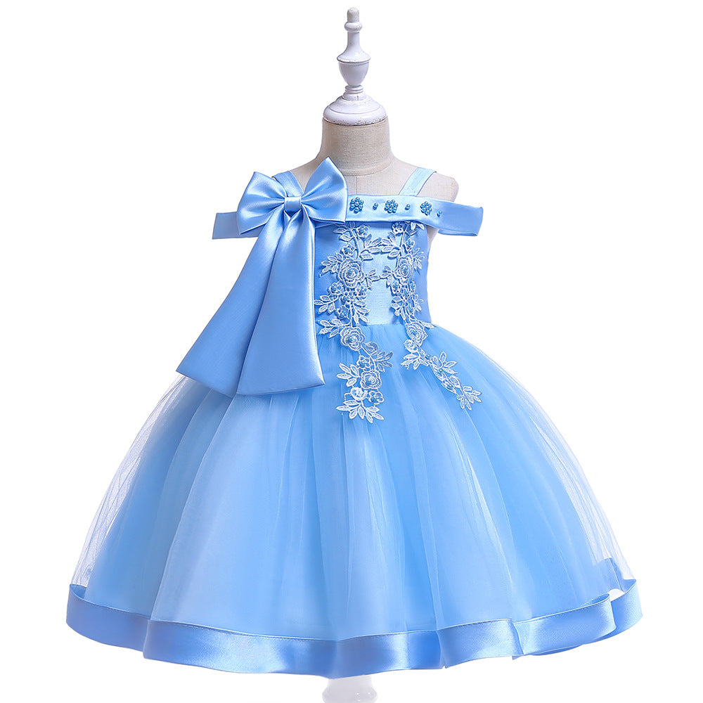 Embroidery Silk Princess Dress