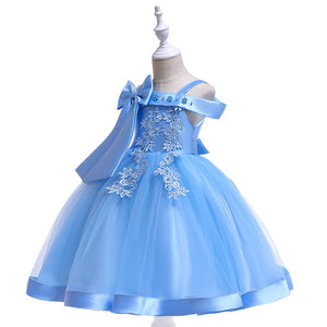 Embroidery Silk Princess Dress